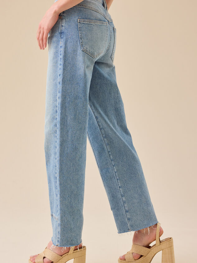 Sunny Cropped Jeans Detail 3 - TULLABEE