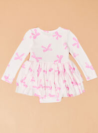 Melissa Bow Tutu Bodysuit Detail 3 - TULLABEE