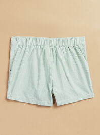 Ethan Striped Toddler Shorts Detail 2 - TULLABEE