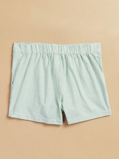 Ethan Striped Toddler Shorts - TULLABEE