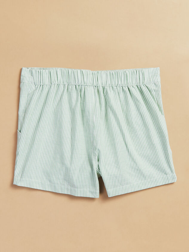 Ethan Striped Toddler Shorts Detail 2 - TULLABEE