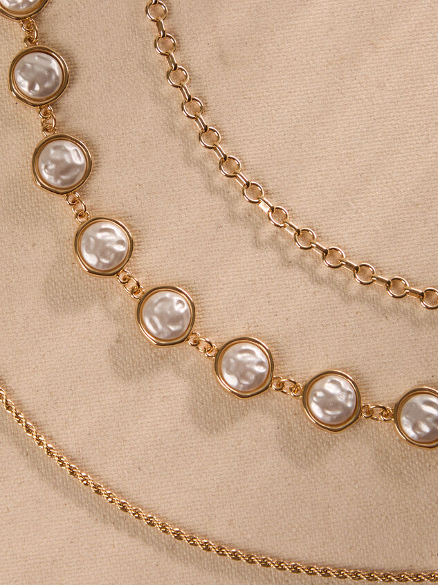 Pearl Chain Bracelet Set - TULLABEE