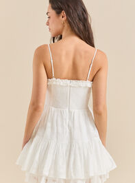 Harper Floral Mini Dress Detail 4 - TULLABEE