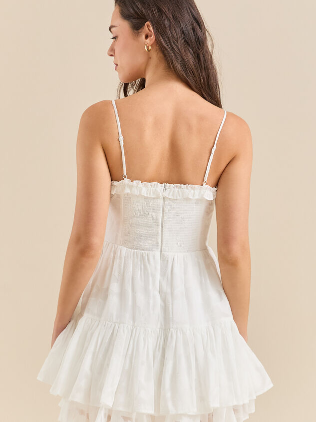 Harper Floral Mini Dress Detail 4 - TULLABEE