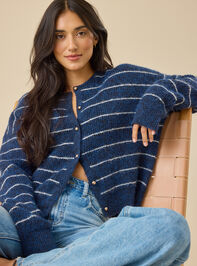 Reana Stripe Cardigan - TULLABEE