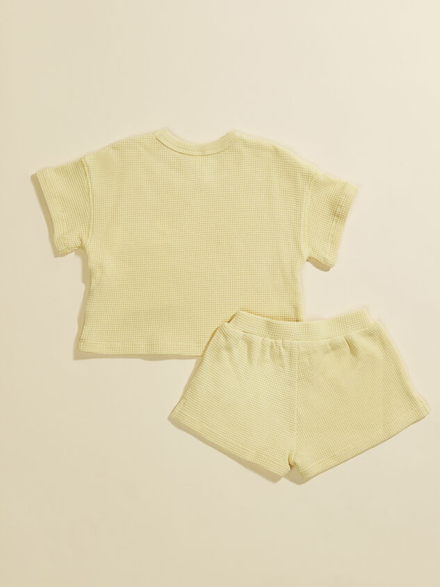Charlie Toddler Tee and Shorts Set by Quincy Mae Detail 2 - TULLABEE