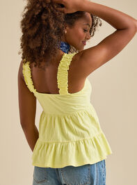 Kelly Tiered Tank Top Detail 5 - TULLABEE
