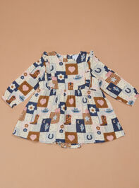 Paige Patchwork Ruffle Bubble - TULLABEE