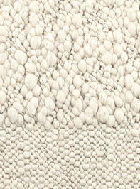 Clover Handwoven Rug Detail 4 - TULLABEE