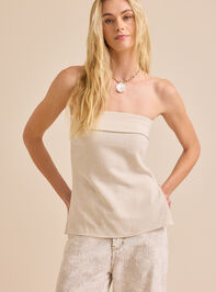 Cove Linen Tube Top - TULLABEE