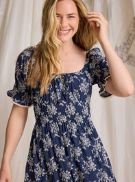 Aura Floral Maxi Dress Detail 3 - TULLABEE