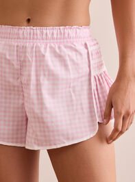 Court Check Shorts Detail 2 - TULLABEE