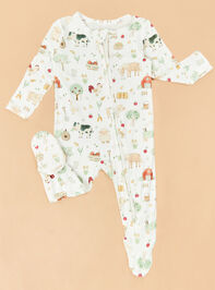 Farm Animal Footie Detail 2 - TULLABEE