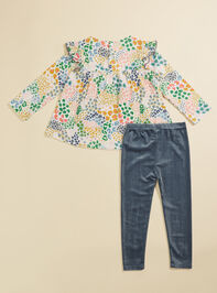 Leopard Tunic and Velour Legging Set by MudPie Detail 2 - TULLABEE