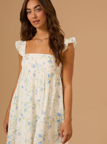 Lucy Floral Mini Dress - TULLABEE