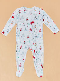 Santa Ski Friends Footie - TULLABEE