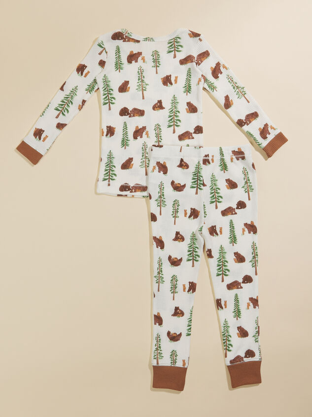 Brown Bear Toddler Lounge Set Detail 2 - TULLABEE