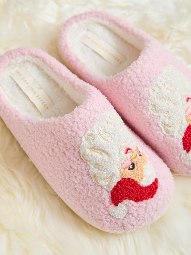 Santa Slippers Detail 3 - TULLABEE