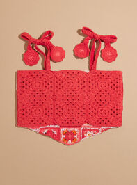 Lanna Crochet Toddler Tank Detail 2 - TULLABEE