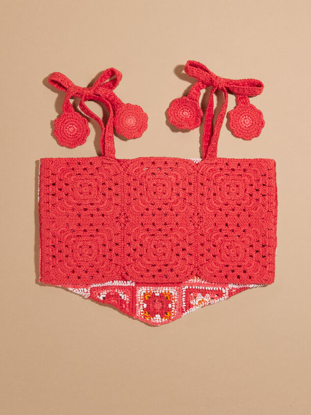 Lanna Crochet Toddler Tank Detail 2 - TULLABEE