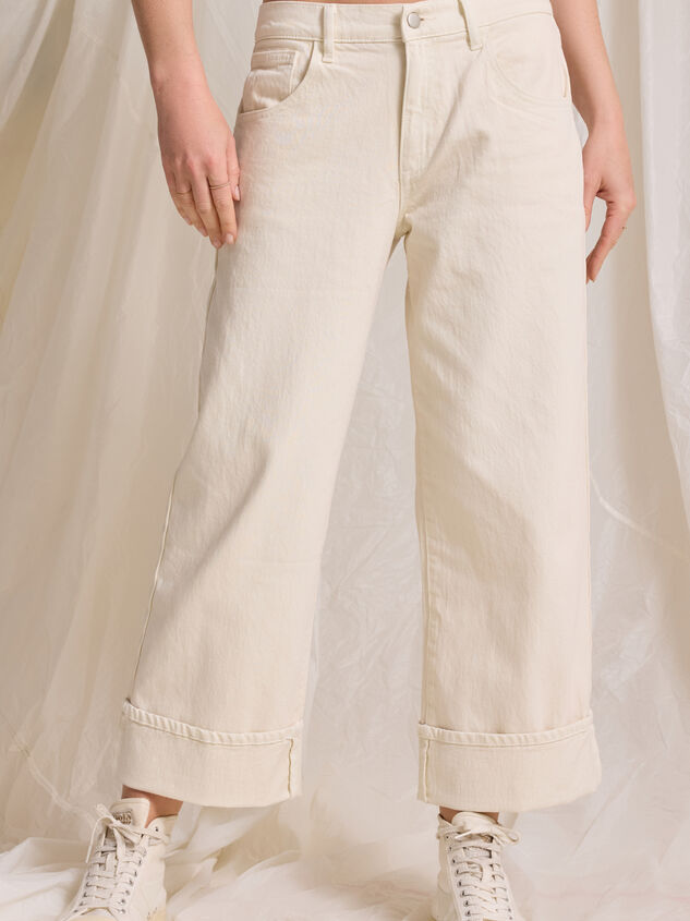 Rylan Cuffed Jeans Detail 3 - TULLABEE