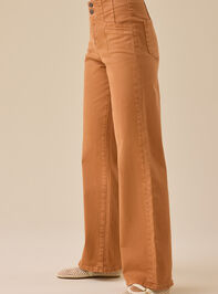 Gabi Double Button Pant Detail 4 - TULLABEE
