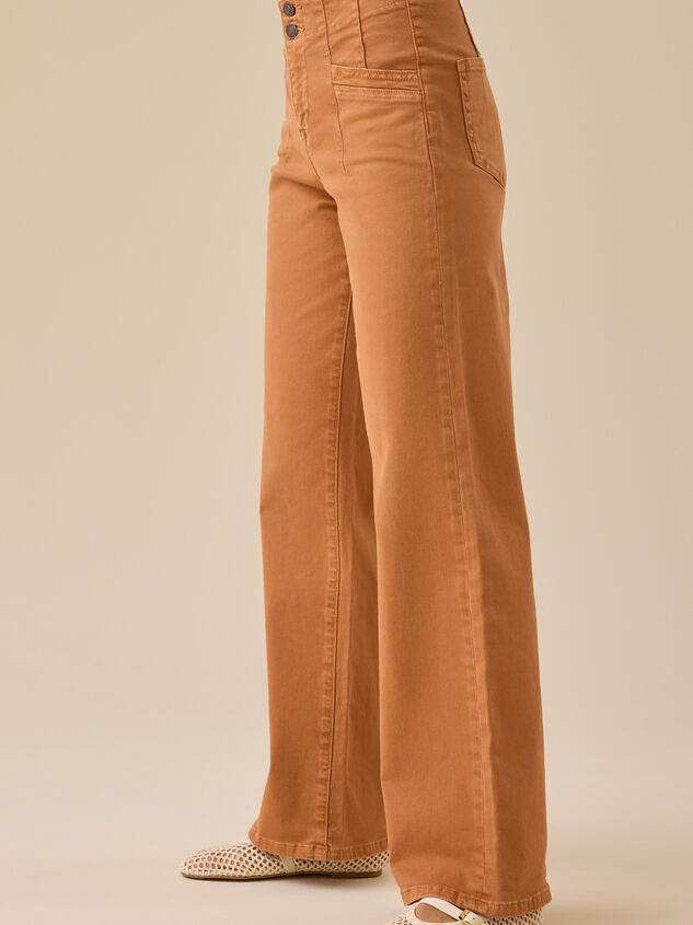 Gabi Double Button Pant Detail 4 - TULLABEE