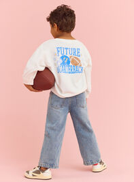 Future Quarterback Sweatshirt Detail 5 - TULLABEE