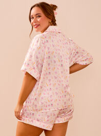 Vera Satin Lounge Top Detail 5 - TULLABEE