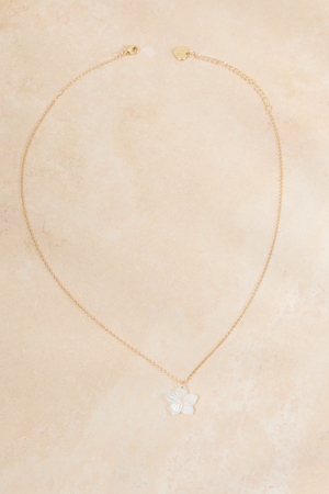 Izzy Dainty Flower Charm Necklace - Altar'd State - 