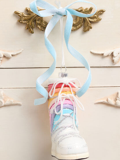 Rainbow Boot Ornament - TULLABEE