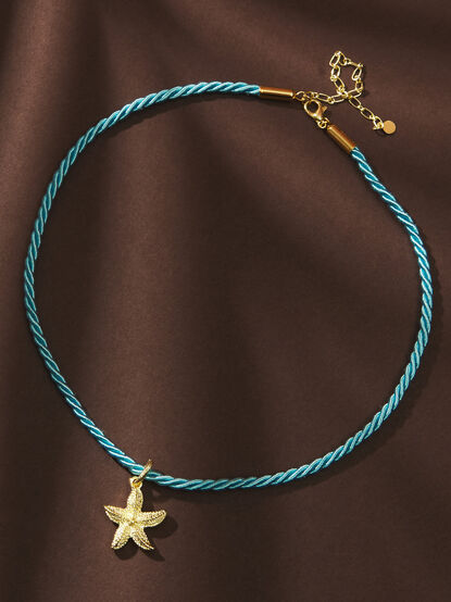 Teal Tides Starfish Necklace - TULLABEE