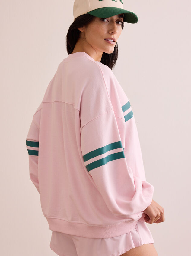 Turbo Striped Sweatshirt Detail 4 - TULLABEE