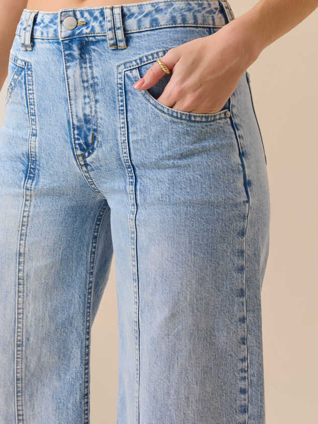 Peyton Wide Leg Jean Detail 3 - TULLABEE