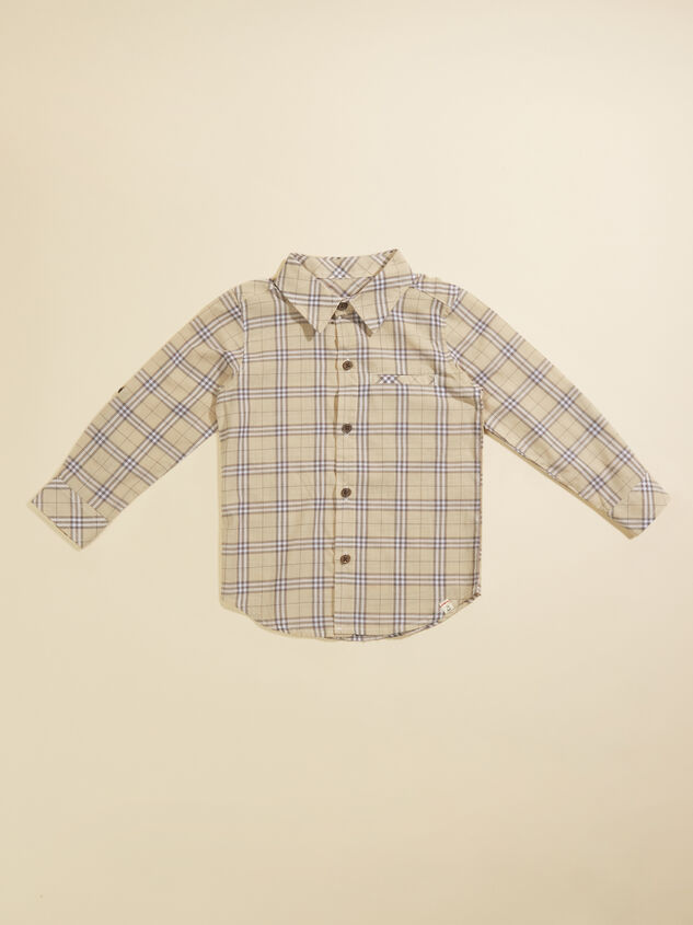 Atwood Toddler Plaid Button-Down by Me + Henry - TULLABEE