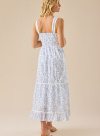 Kennedy Floral Maxi Dress Detail 5 - TULLABEE