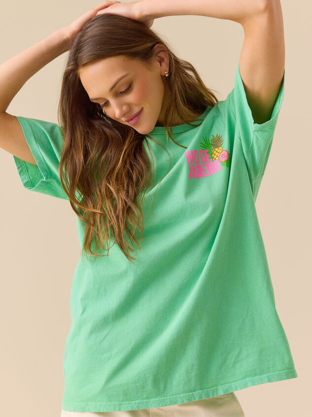 Rio De Janeiro Graphic Tee - TULLABEE