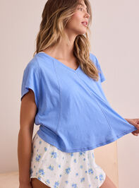 Run Free Tie Back Shirt Detail 4 - TULLABEE