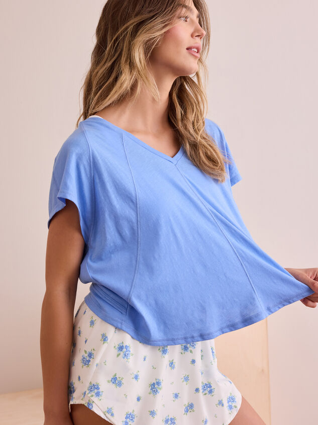 Run Free Tie Back Shirt Detail 4 - TULLABEE