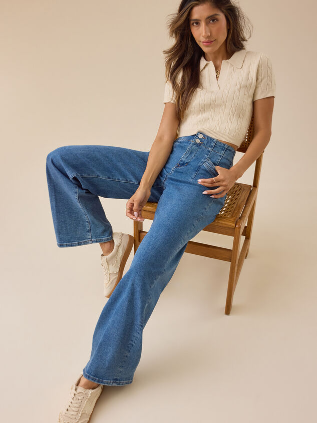 Mason Wide Leg Jeans - TULLABEE