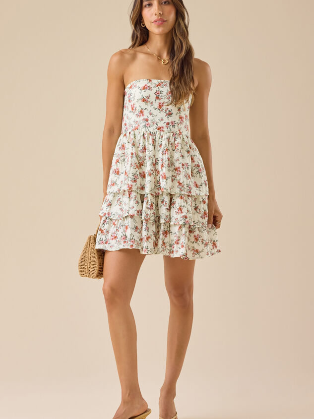 Amanda Floral Mini Dress - TULLABEE
