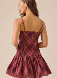 Averett Plaid Mini Dress Detail 5 - TULLABEE