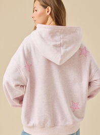 Stripe Star Hoodie Detail 5 - TULLABEE