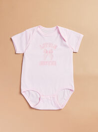 Little Sister Bow Bodysuit Detail 2 - TULLABEE