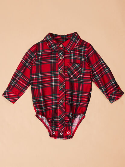 Marley Plaid Bodysuit - TULLABEE