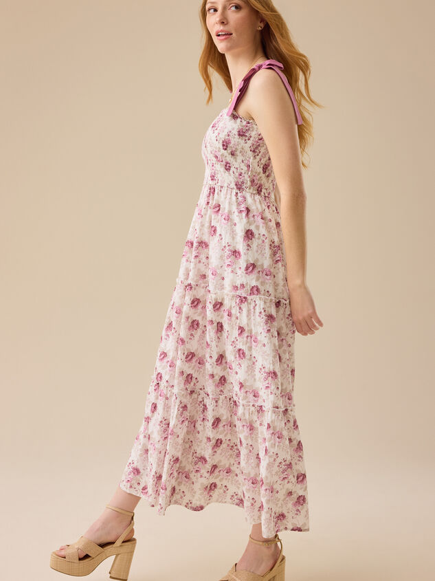 Karlie Floral Maxi Dress Detail 3 - TULLABEE
