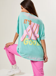 It's All Good Burnout Graphic Tee - TULLABEE