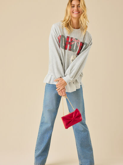 From Santa Patchwork Pullover - TULLABEE