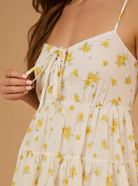 Leslie Floral Mini Dress Detail 2 - TULLABEE