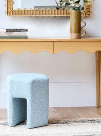 Fennel Upholstered Stool Detail 6 - TULLABEE